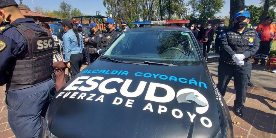 Este es el nuevo modelo de las patrullas de la alcaldía Coyoacán.