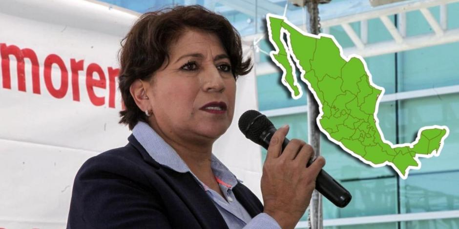 Delfina Gómez confundió la ubicación de dos municipios durante su comparecencia ante la Comisión de Eduación del Senado