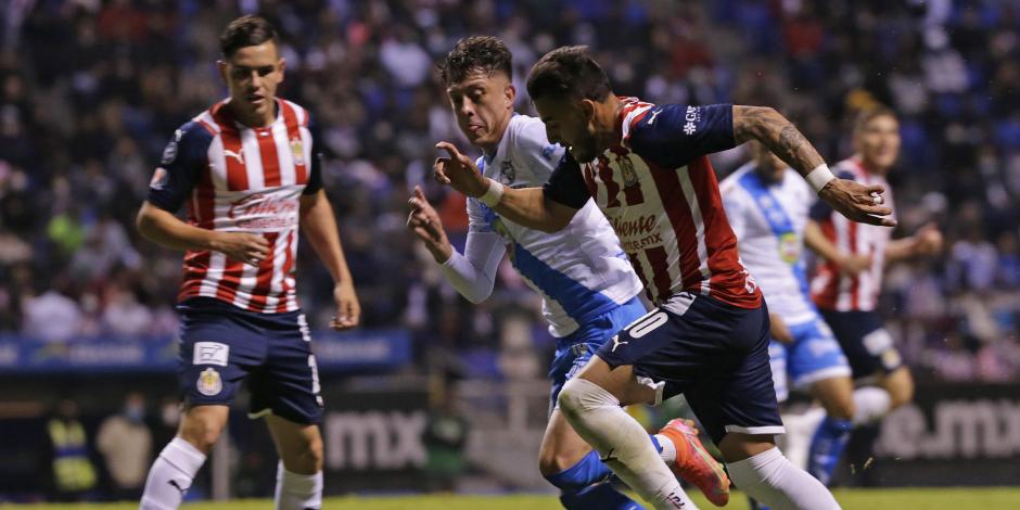 Puebla y Chivas disputaron el segundo partido del repechaje del Apertura 2021 en la cancha del Estadio Cuauhtémoc.