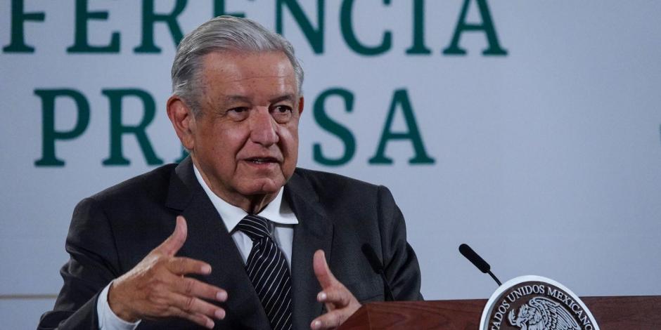 Andrés Manul López Obrador este miércoles 24 de noviembre en Palacio Nacional.