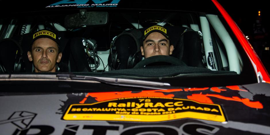 Alex Mauro participó en el Rally Tarrega el primer fin de semana de noviembre.