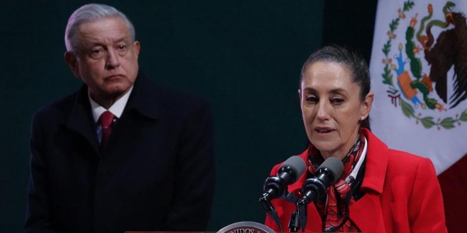 La Jefa de Gobierno, Claudia Sheinbaum y el Presidente Andrés Manuel López Obrador
