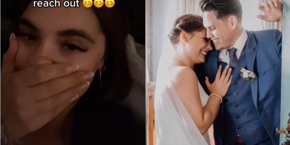 Mujer hizo una boda falsa y sesión de fotos vestida de novia para que la viera su ex