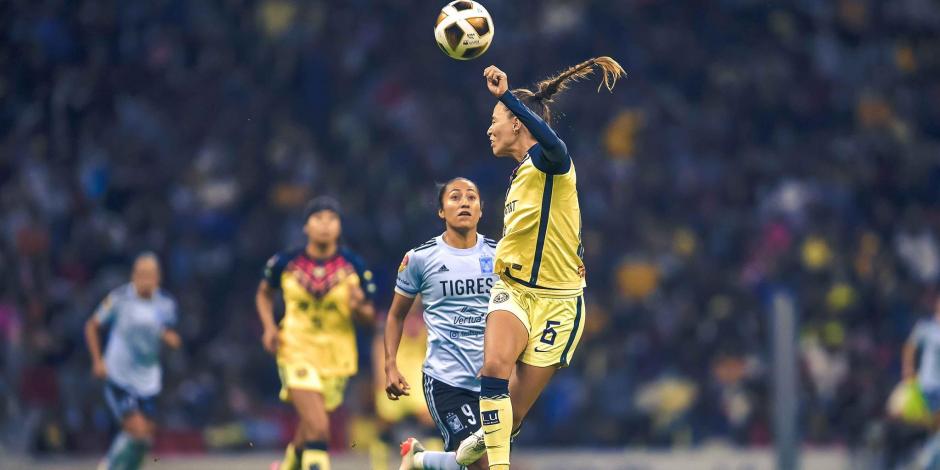 América y Tigres se enfrentaron en el Estadio Azteca en la ida de semifinales de la Liga MX Femenil.