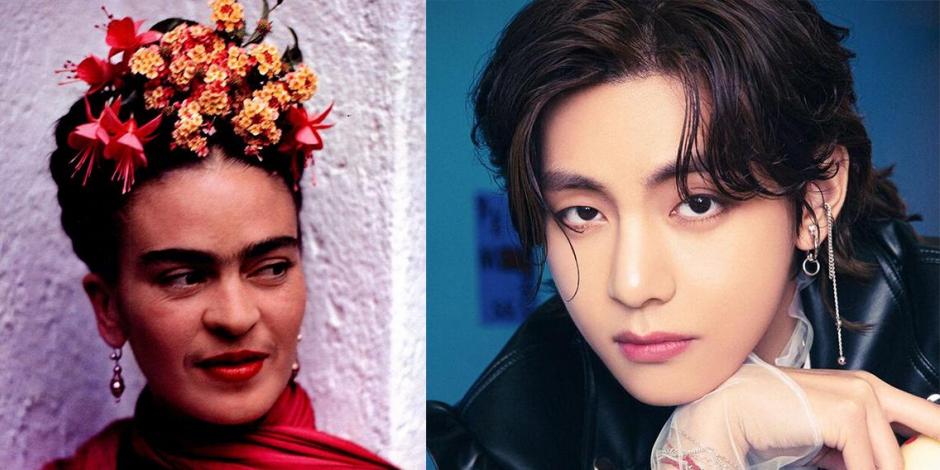 V de BTS confiesa que es fan de Frida Kahlo