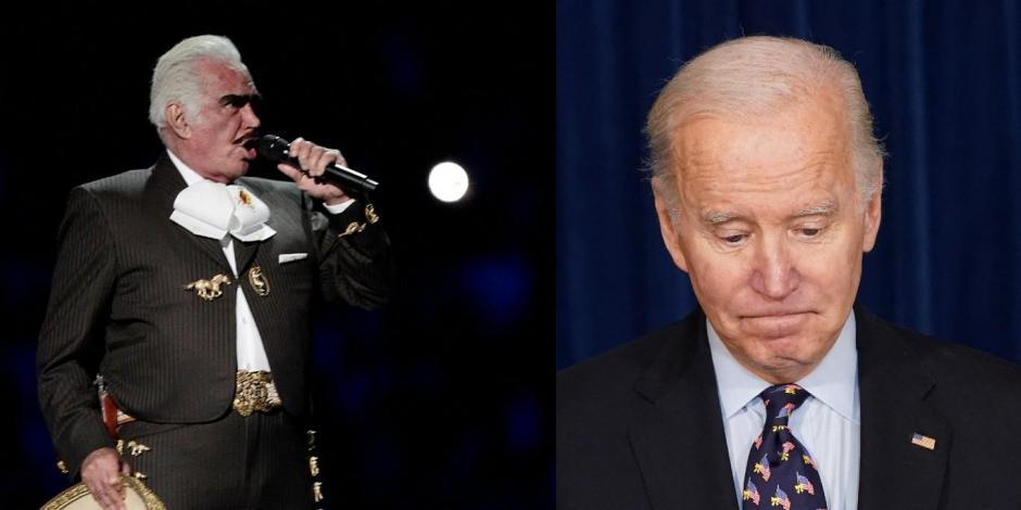 Joe Biden aseguró que Vicente Fernández será recordado por las generaciones venideras.