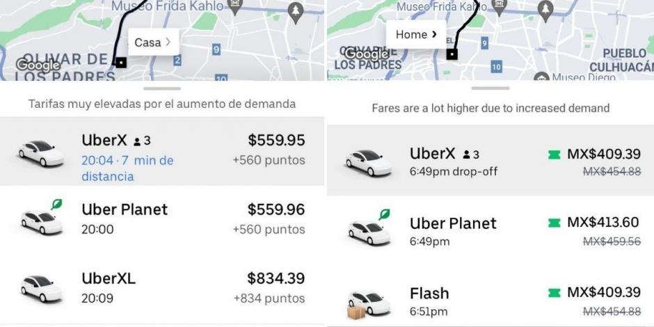 Conductores de Uber determinan su tarifa en California