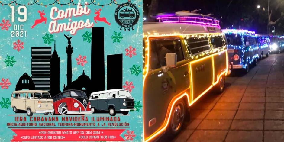Combi Amigos CDMX resaltó que es importante que los asistentes lleven sus vehículos Volkswagen adornados bajo la temática navideña, con la finalidad de sacar "una sonrisa a los peatones"