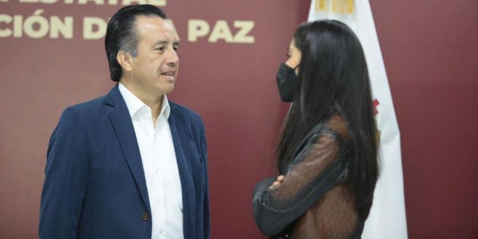 Cuitláhuac García, gobernador de Veracruz, rechazó que la detención de José Manuel del Río Virgen, secretario técnico de la Jucopo del Senado, sea una venganza política.