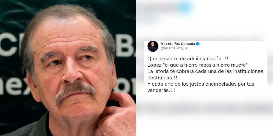 Los usuarios respondieron el tuit de Vicente Fox, resaltando las faltas ortográficas en su mensaje