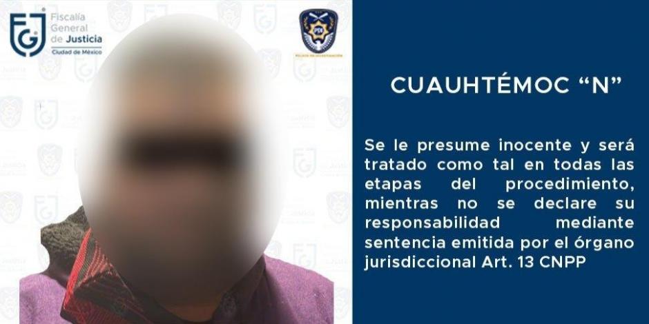 Cuauhtémoc Gutiérrez de la Torre fue detenido la noche de este miércoles.