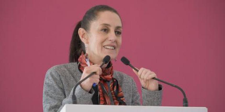 Claudia Sheinbaum, jefa de Gobierno de la CDMX