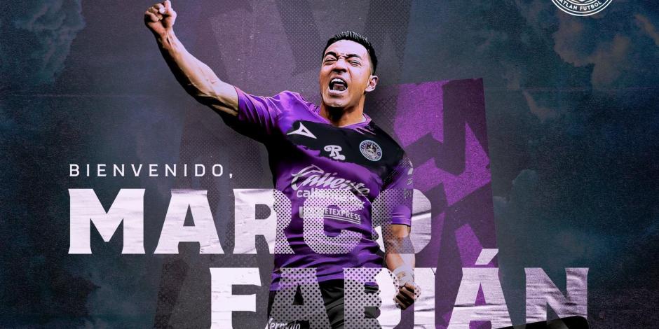 Mazatlán FC hizo oficial la incorporación de Marco Fabián.