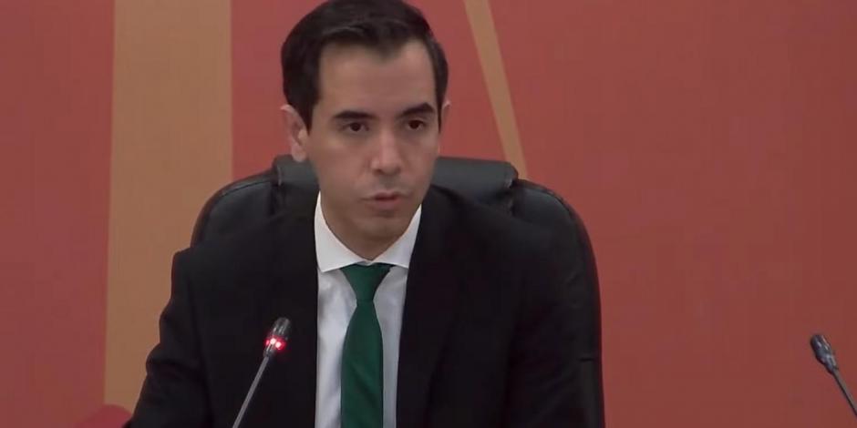 Fernando Zendejas Reyes, durante su participación en el foro 7 del Parlamento Abierto para la Reforma Eléctrica.