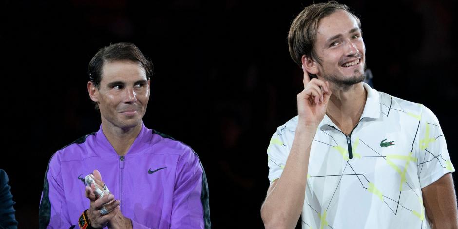Rafael Nadal y Daniil Medvedev definirán al campeón del Abierto de Australia.