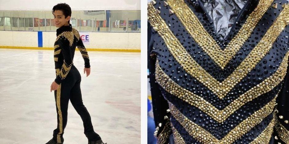 El traje que utilizará Donovan Carrillo en los Juegos Olímpicos de Invierno tiene un valor de 60 mil pesos.