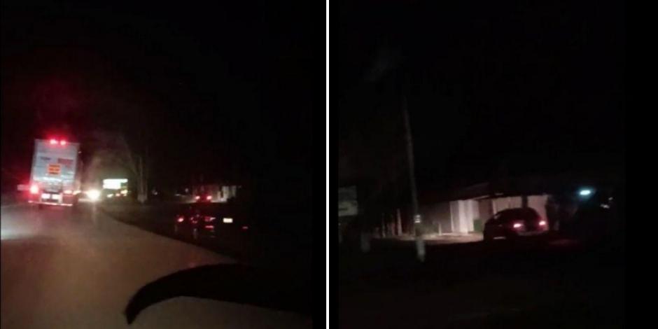 Habitantes de Chetumal, Quintana Roo, compartieron en redes sociales imágenes y videos de la zona tras el apagón.