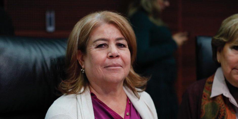 Margarita Valdez, presidenta de la Comisión de Salud del Senado
