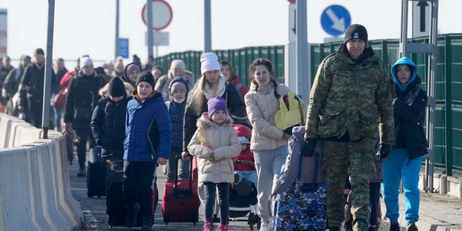 Hasta ayer, alrededor de un millón de ucranianos han huido de su país en busca de refugio, tras la invasión rusa.