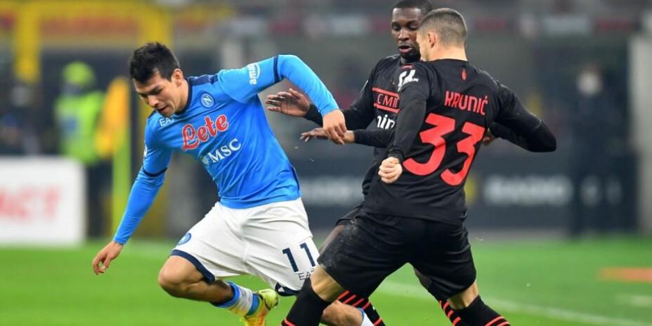 Napoli venció 1-0 al Milan el pasado 19 de diciembre en el enfrentamiento más reciente entre ambos clubes.