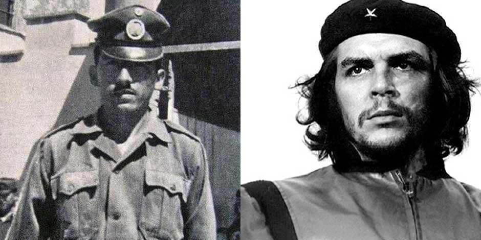 En la imagen, el soldado Mario Terán y Ernesto "Che" Guevara