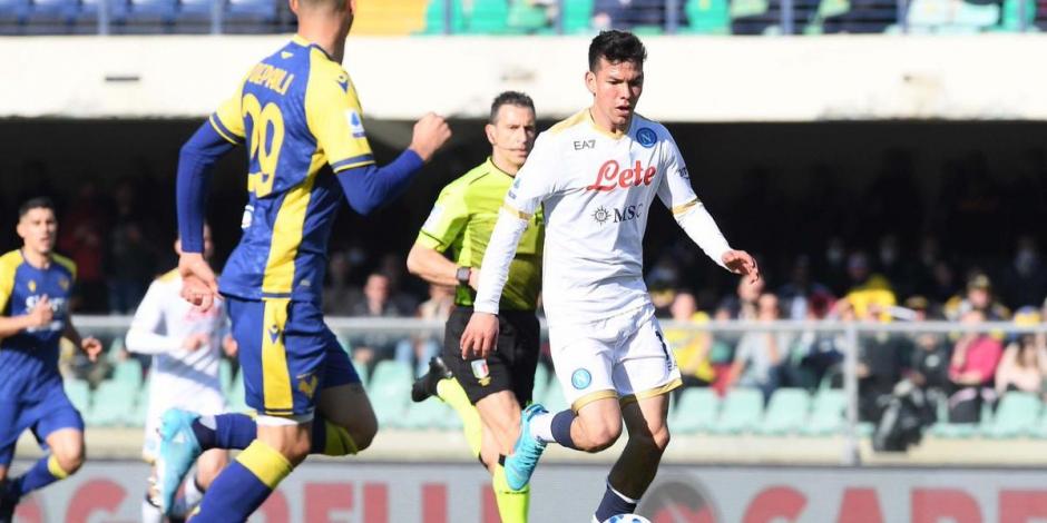 Napoli derrotó al Hellas Verona en la Serie A por marcador de 2-1.