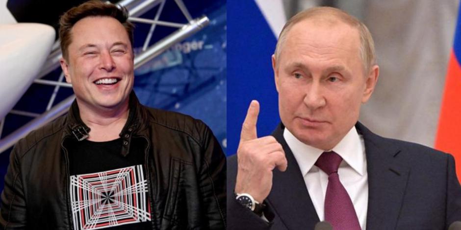 El multimillonario Elon Musk desafió al Presidente ruso, Vladimir Putin