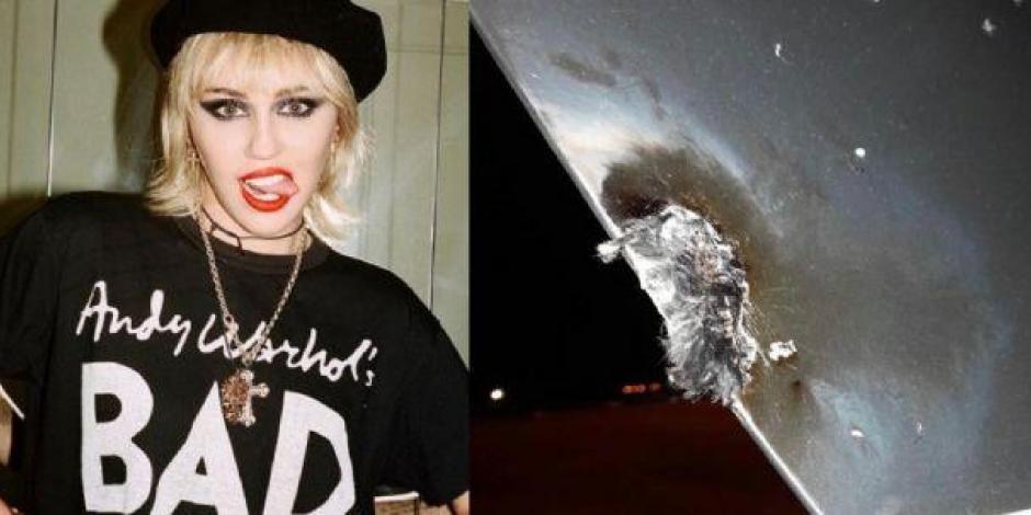 Avión de Miley Cyrus es golpeado por un rayo y es obligado a aterrizar ¿Hay heridos?