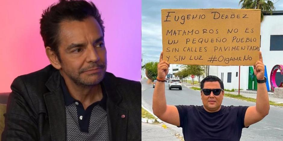 Critican a Eugenio Derbez por decir que Matamoros es un pueblo