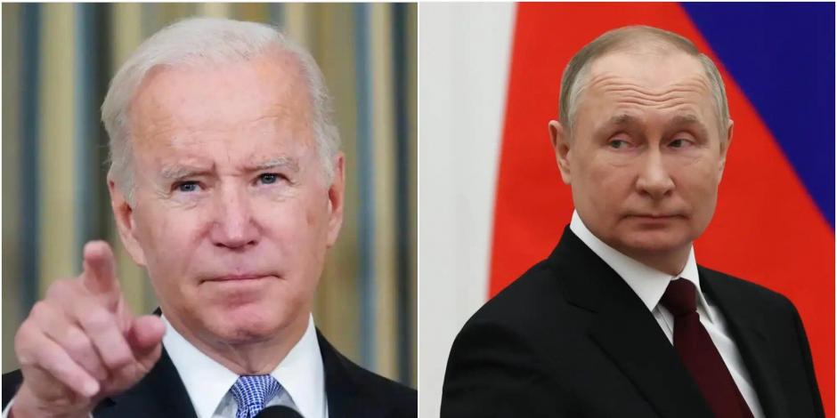 Joe Biden, presidente de Estados Unidos y Vladimir Putin, presidente de Rusia.
