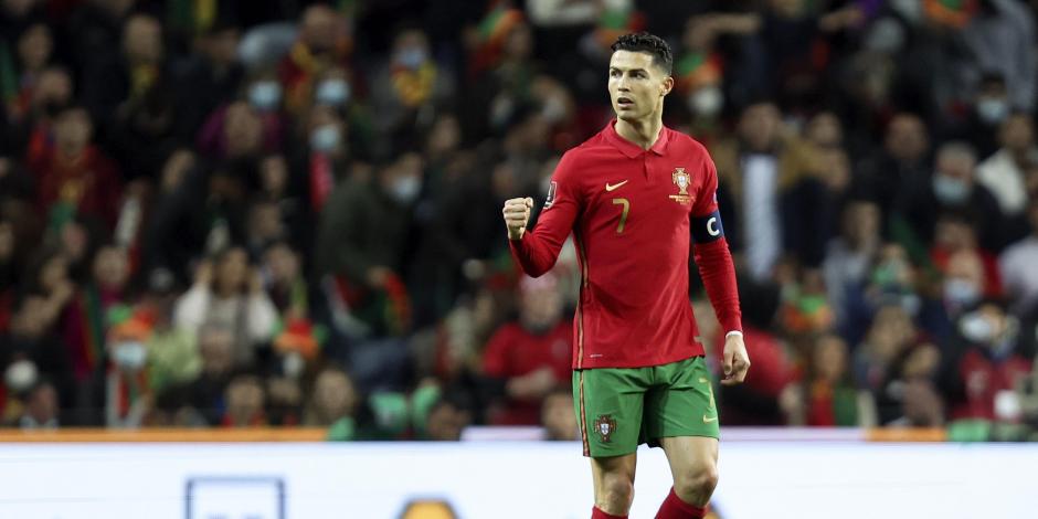 Cristiano Ronaldo, jugador del Manchester United, en un partido con la Selección Portuguesa.
