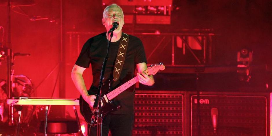 David Gilmour, integrante de la banda, en 2017.