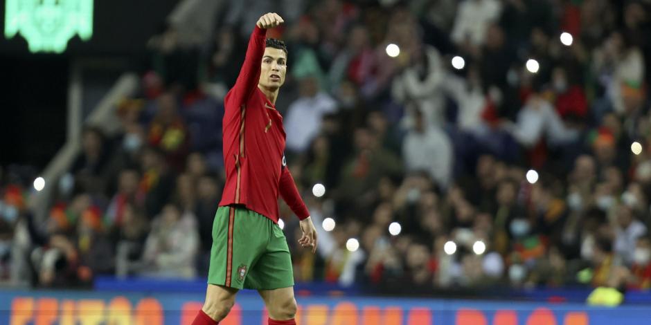 Cristiano Ronaldo, durante el juego eliminatorio entre Portugal y Macedonia del Norte, el pasado 29 de marzo.