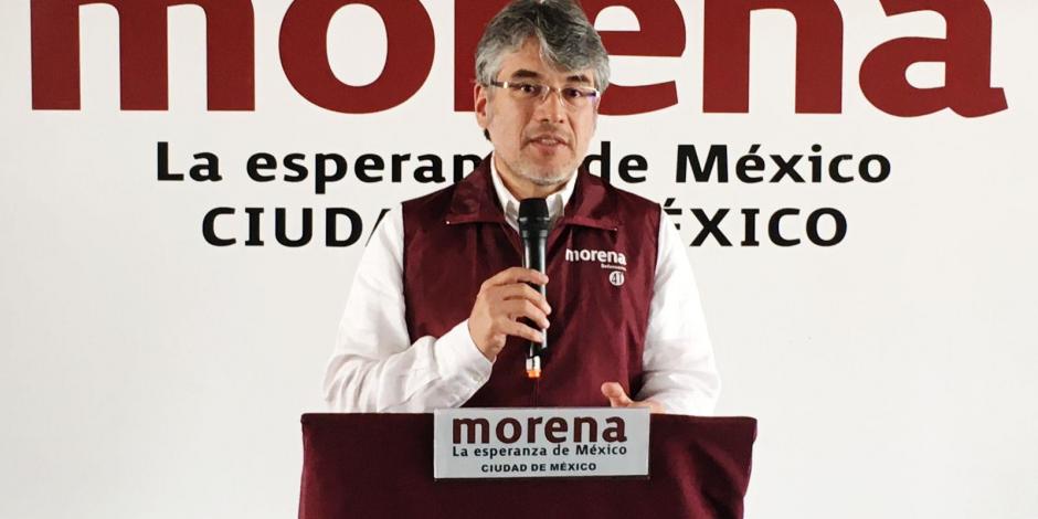 Tomás Pliego Calvo, presidente de Morena en la CDMX.