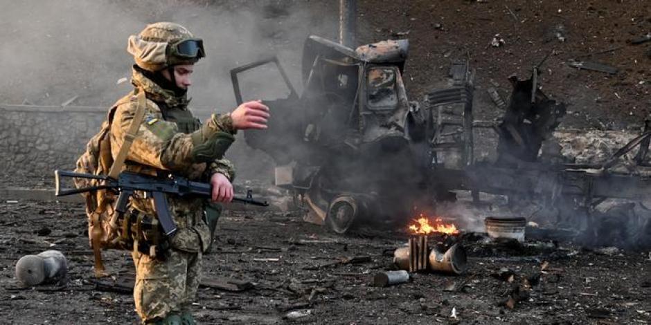 Incendio en sitio militar ruso 
