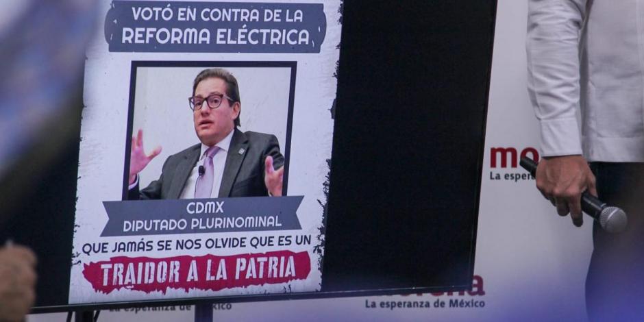 Morena realizó una campaña contra legisladores “traidores a la patria" que no apoyaron Reforma Eléctrica.