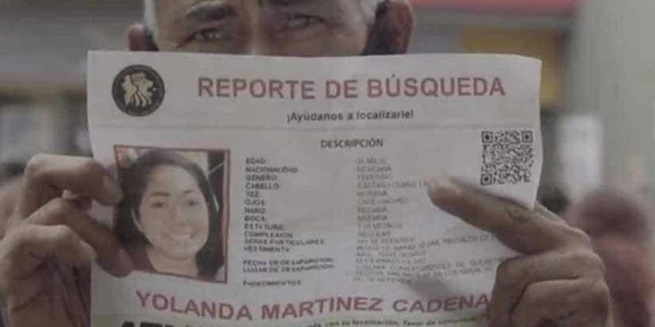 Yolanda Martínez Cadena desapareció el 31 de marzo, días antes que Debanhi Escobar