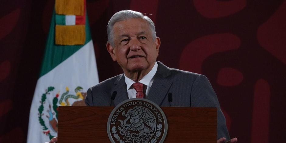 Andrés Manuel López Obrador, presidente de México, ofreció su conferencia de prensa este viernes 13 de octubre del 2023, desde Palacio Nacional, en la CDMX.
