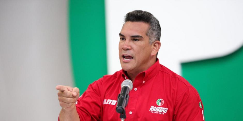 Alejandro Moreno, dirigente nacional del PRI, asegura que “hay tiro" para la elección presidencial de 2024.