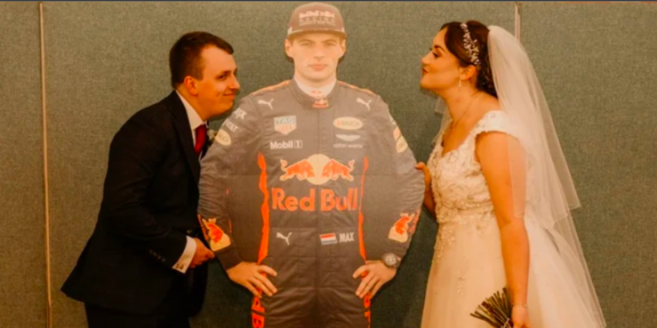 Alisha Devanney y Luke Devanney celebraron su boda al estilo de la Fórmula 1.