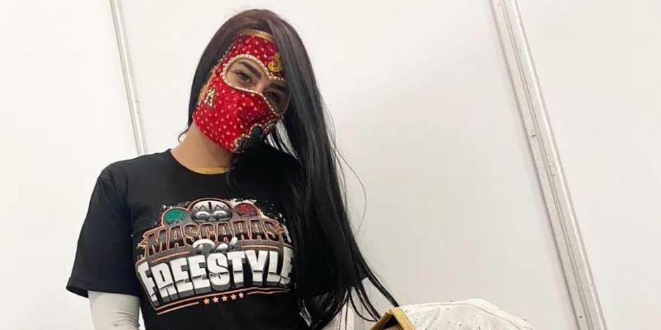Lady Shani fusiona la lucha libre con el freestyle en "Máscaras del Freestyle", evento que se llevará a cabo en el Deportivo Oceanía el sábado 21 de mayo.