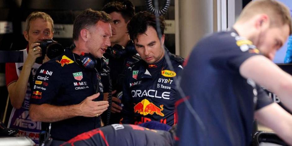 Christian Horner, jefe de Red Bull, lamentó el abandono de Checo en el GP de Austria de F1.