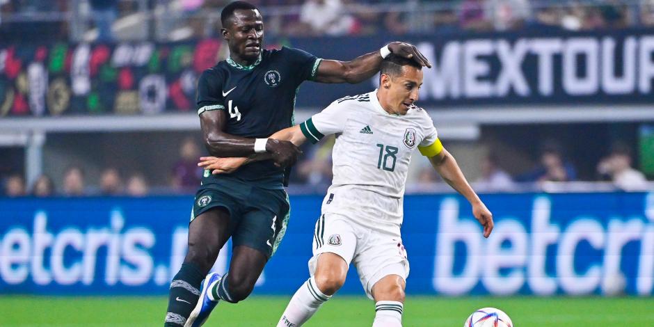 Andrés Guardado fue uno de los titulares de México en el partido de preparación contra Nigeria.