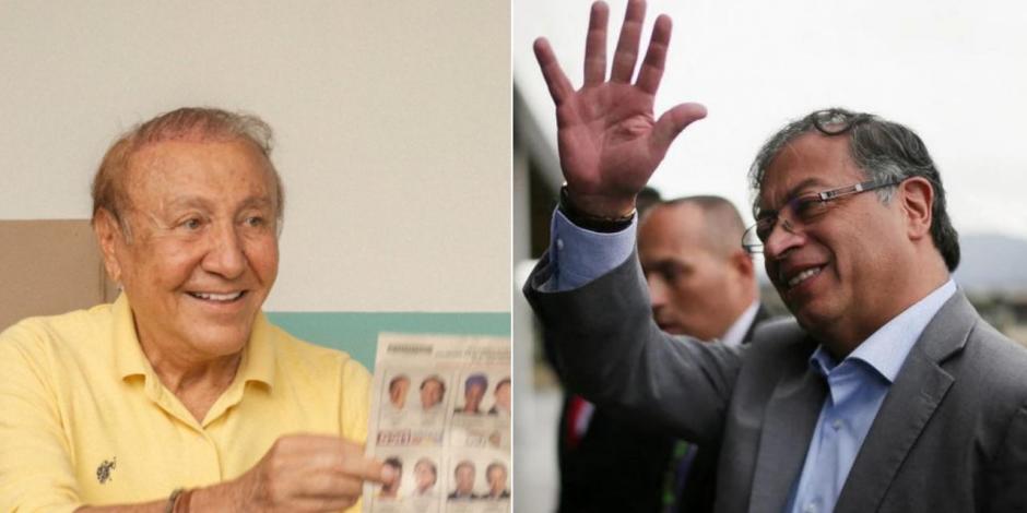  Rodolfo Hernández y Gustavo Petro, candidatos a la presidencia de Colombia.
