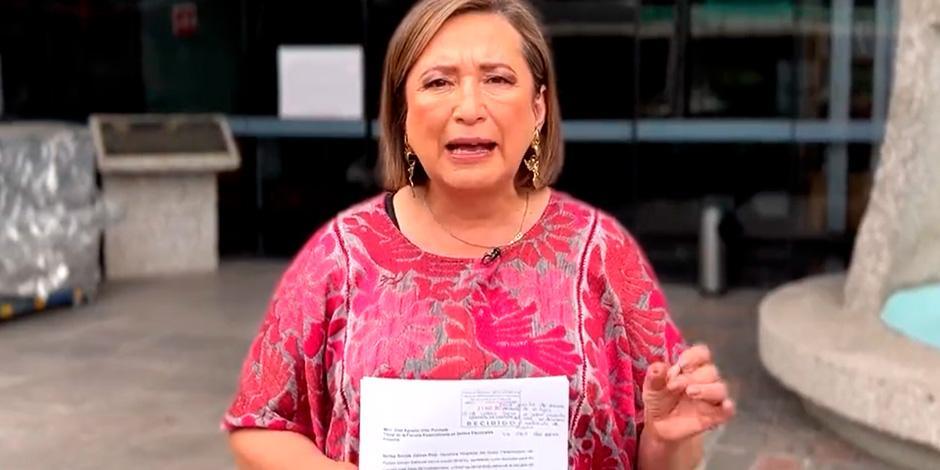 Xóchitl Gálvez formaliza denuncia ante FEDE contra alcaldesa de Felipe Carrillo Puerto