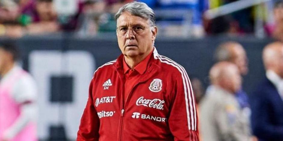 Gerardo Martino durante el encuentro amistoso entre México y Uruguay, el pasado 2 de junio.