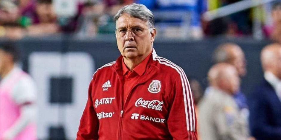 Gerardo Martino durante el encuentro amistoso entre México y Uruguay, el pasado 2 de junio.