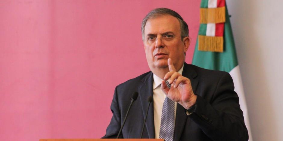 Marcelo Ebrard, secretario de Relaciones Exteriores, señaló la posibilidad de que su partido gane las elecciones en 2024