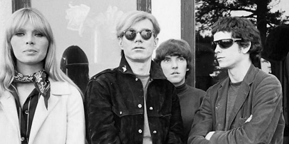 Nico, Andy Warhol , la baterista Maureen Tucker y Lou Reed.