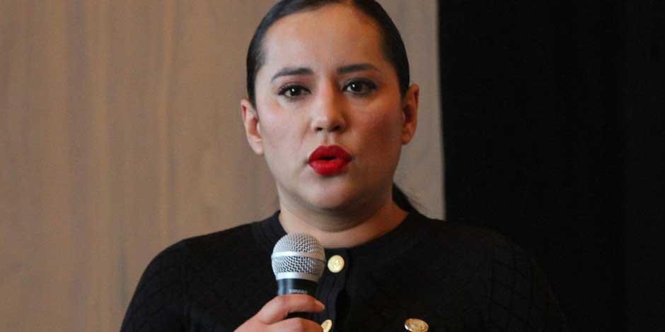 Sandra Cuevas, alcaldesa de Cuauhtémoc, en una imagen de mayo de 2022